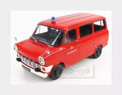 1:18 KK SCALE Ford England Transit Minibus Fire Brigade 1965 Red KKDC180467 Mode • £65.47