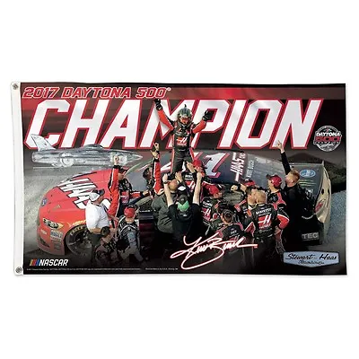 Kurt Busch 2017 Wincraft #41 Haas/Monster Energy Daytona 500 Winner 3x5 Flag • $39.99