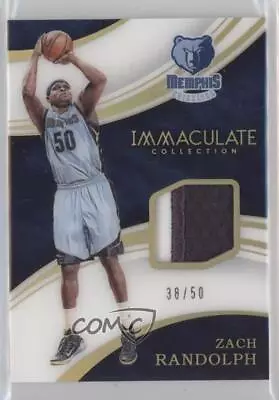 2015-16 Panini Immaculate Patch Jersey Number /50 Zach Randolph #PJ-ZR Patch • $14.63