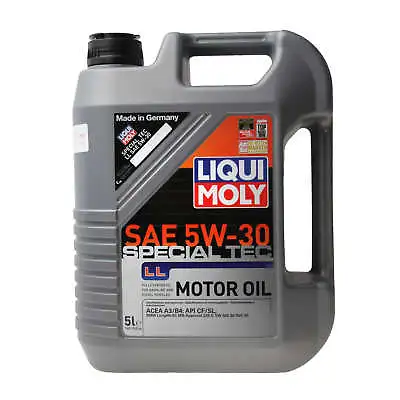 X5 LITER JUG SPECIAL TEC LL 5W30 Engine Motor Oil For AUDI Mercedes Mini Saab VW • $65.40