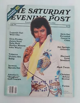 SATURDAY EVENING POST Magazine Elvis Presley  Marilyn Monroe August 1985 • $16