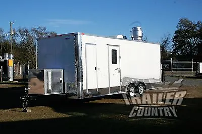 New 8.5x22 8.5 X 22 Enclosed Concession Food Vending Bbq Trailer Mobile Kitchen • $42195