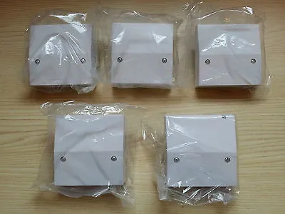 £16.99 • Buy 45A Cooker Connection Outlet Plate Unit X5 Part P Electrician Kitchen Oven Cable