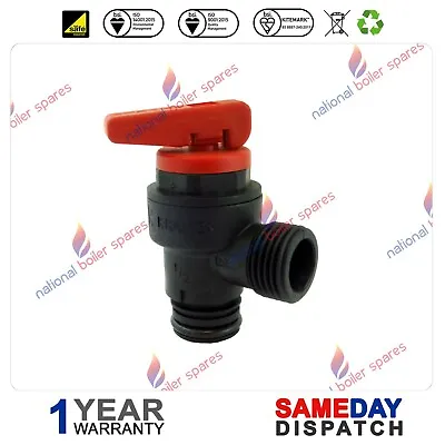 Glowworm Ultimate 2 25s 30c 35c Boiler Pressure Relief Valve 0020047005 • £10.20