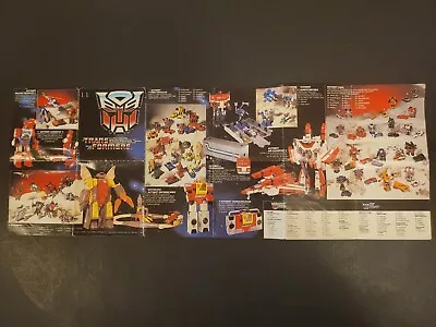 Transformers 1985 Hasbro Catalogue Checklist Booklet Insert Brochure  • $21.84