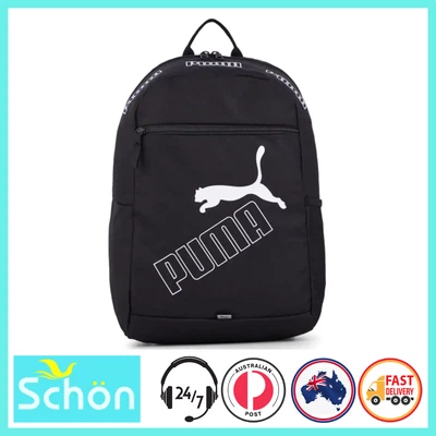 $82.51 • Buy Puma Phase Backpack II Bag 20L For Laptop Travel Sport Gym Work School - Black
