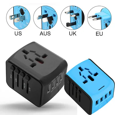 $24.81 • Buy Universal World Travel Power Adapter USB Plug Charger Converter International AU