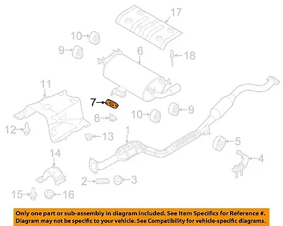 MAZDA OEM 10-18 3 2.0L-L4 Exhaust System-Muffler Gasket PE2340305 • $14.11