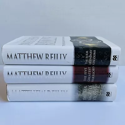 Matthew Reilly X 3 Books Jack West Junior 2 3 4 Four Legendary Kingdoms Hardback • $40