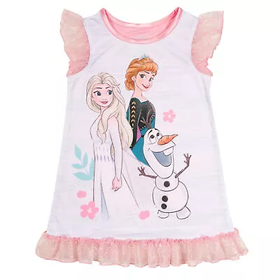 Disney's Frozen Cast Toddler Night Gown Pajamas Multi-Color • $26.98