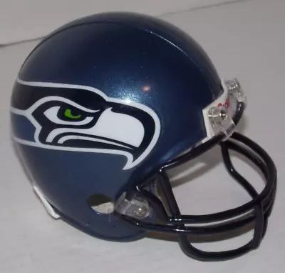 Cool NFL Seattle Seahawks 3 5/8 Blue Plastic Mini Football Helmet • $14.99