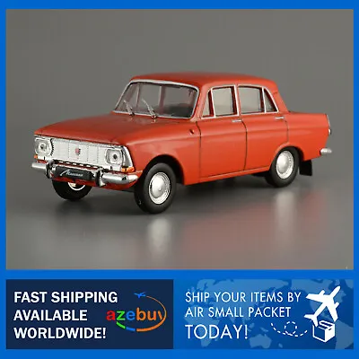 Moskvich-412 Red Soviet Sedan USSR 1967 Year 1/43 Scale Collectible Model Car • $29.95