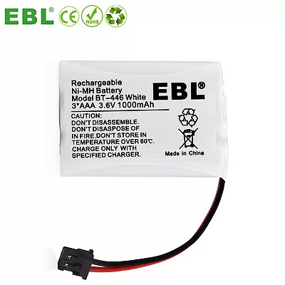 EBL Cordless Phone Battery 3.6V 1000mAh NiMH For BT-446 BT-1005 BT1005 • $8.59