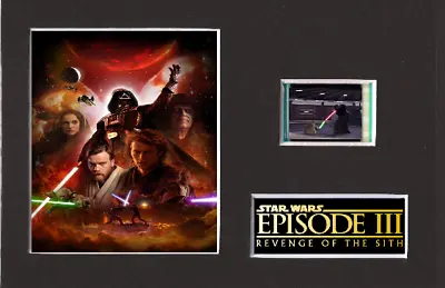 £5.99 • Buy Star Wars Episode 3 Replica 35mm Mounted Film Cell Display 6 X 4 V2