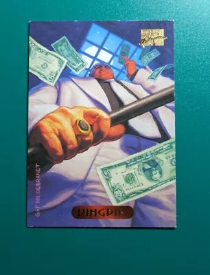 1994 Marvel Masterpieces Fleer Trading Card #62 Kingpin Card • $5