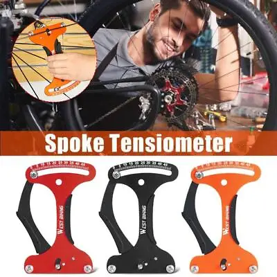 Accurate Spoke Tension Meter Bike Tool Gauge Adjuster Kit Repair Correct T4F2 • $14.83