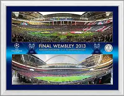 Bayern V Dortmund Champions League Final 2013 UEFA Official Photograph Range  • £59.97