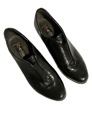 $45 • Buy EVERYBODY Women Black Leather Shoe Size 37 6.5