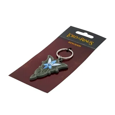 The Lord Of The Rings Evenstar PVC Keyring Birthday Christmas Official Product • £7.99