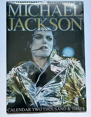 MICHAEL JACKSON VINTAGE 2003 UNOFFICIAL CALENDAR - NEW & SEALED By Street Hassle • $12.43