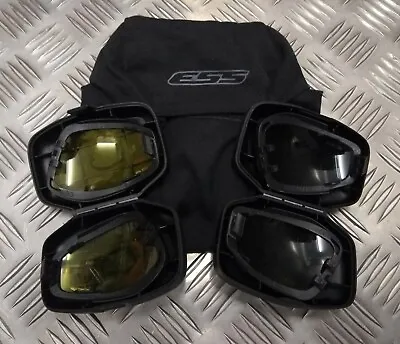 £17.99 • Buy Genuine Army Issue ESS V12 Advancer Replacement Lens & Case For Tactical Goggles