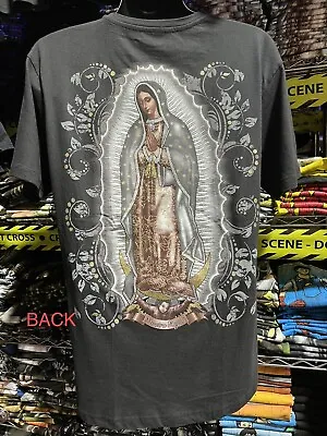 T - Shirt Virgen Marie Virgen De Guadalupe Playera Black Size M New • $13.99