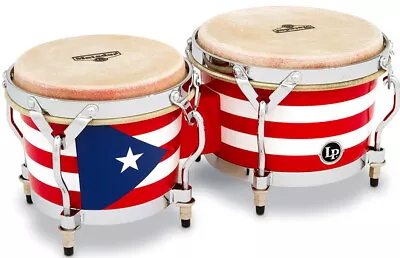 LP M201-PR LP Matador Puerto Rican Heritage Wood Bongos New! • $219.99