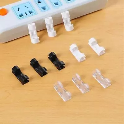 20X Finisher Wire Clamp Self-adhesive Wire Organizer Cable Clip Holders Set 2024 • £2.99