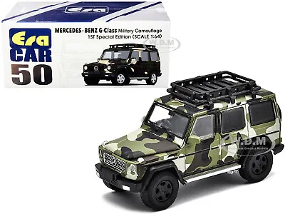 Mercedes G-class W/roof Rack Camouflage 1/64 Diecast Model Era Car Mb214x4rf50 • $11.99