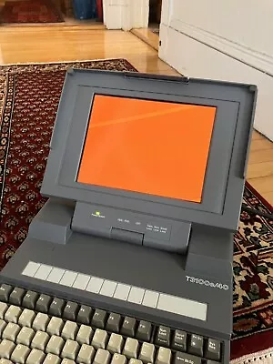 Vintage Toshiba T3100e/40 Laptop Computer WORKS!! Excellent Condition MS DOS • $300