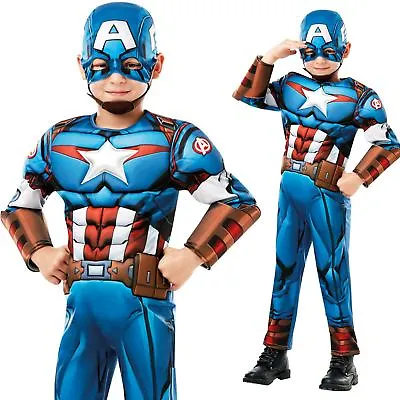 Luxury Captain America Clothing Marvel Avengers Super Hero Children's Dress • £13.08