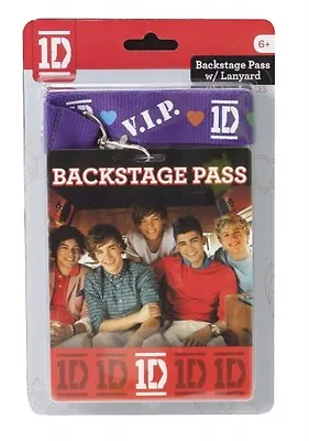 £7.82 • Buy One Direction 1d Vip Backstage Pass Lanyard Unisex Accessories Brand New Gift