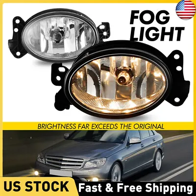 1 Pair LED Fog Lights For Mercedes W211 W169 W251 W164 C230 2007-2009 R CLASS • $39.99