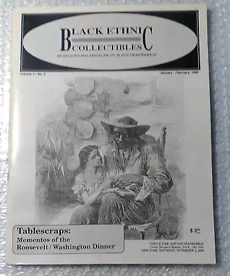 BLACK ETHNIC COLLECTIBLES MAGAZINE VOLUME 3  Number 5 JANUARY/FEBRUARY 1990 • $23.99