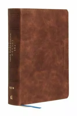 NIV Lucado Encouraging Word Bible Leathersoft Brown Comfort Print: Holy Bibl • $33.45