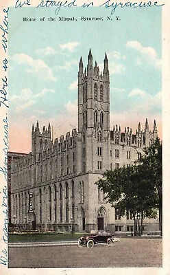 Postcard NY Syracuse New York Home Of The Mizpah 1920s Vintage PC B5570 • $4