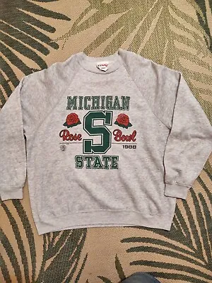 Michigan State Vintage Football Rose Bowl 1988 Vintage Sweater Great Condition  • $120