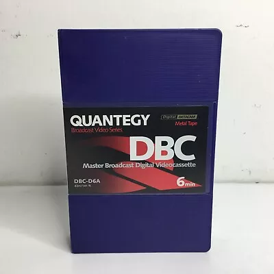 Quantegy Betacam SP Master Broadcast Video Cassette 6mins DBC-D6A 43m/141 Ft. • $10