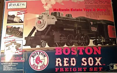 *rail King Mth 2-8-0 Steam Engine/sound & Smoke Boston Redsox Set • $129