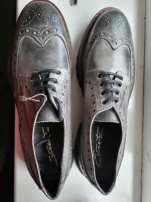 Made In Italy Men Lace Shoes UK Size 9 Colour Lead • £50