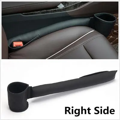 $14.69 • Buy PU Leather Car Seat Gap Filler Pockets Organizers Leak Stop Pad Soft Pad Right