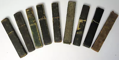 Straight Razor Boxes Assorted Brands ANTIQUE 100+ Years Old Lot Of 9 Boxes • $29.99