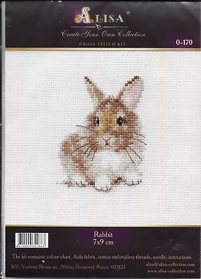 Alisa Cross Stitch Kit - 0-170   BABY RABBIT • £10.99