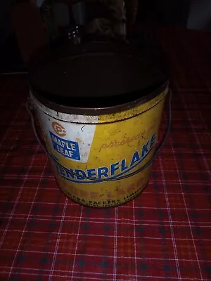 Vintage Tenderflake 5 Pound Lard Can • $13.67