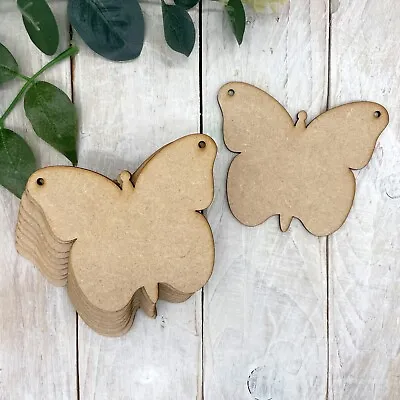 £6.95 • Buy 10 Pack Laser Cut Wooden MDF Bunting Shapes Make Your Own Bunting Add Your Name