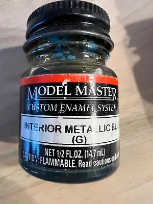 TESTORS PAINT MODEL MASTER Interior Metallic Blue #2119 • $9.99