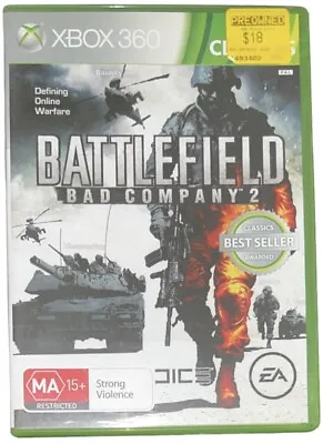 Battlefield: Bad Company 2 (Xbox 360) Preowned • $4.79