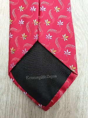 £8 • Buy Ermenegildo Zegna Silk Tie 9.5cm Free Postage