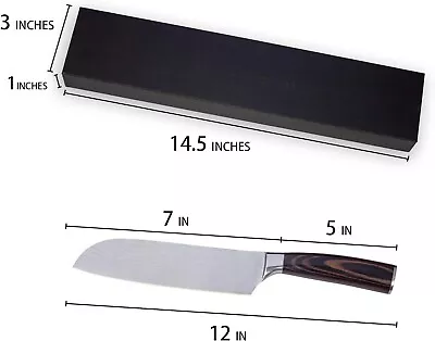 Chef Knife 7 Inch Santoku Knife  Ultra Sharp  Kitchen Knife Stainless Steel Cook • $21.98