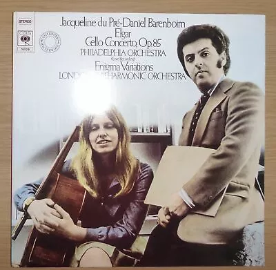 CBS 76529: Jacqueline Du Pre / Barenboim: Elgar: Cello Concerto / Enigma....... • £9